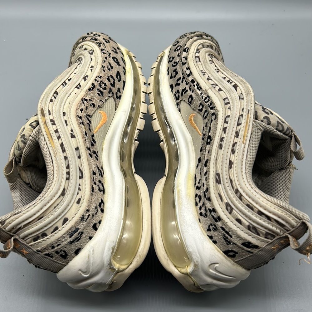 Nike Women’s Leopard with Orange AirMax Sz 7 - Picture 5 of 10